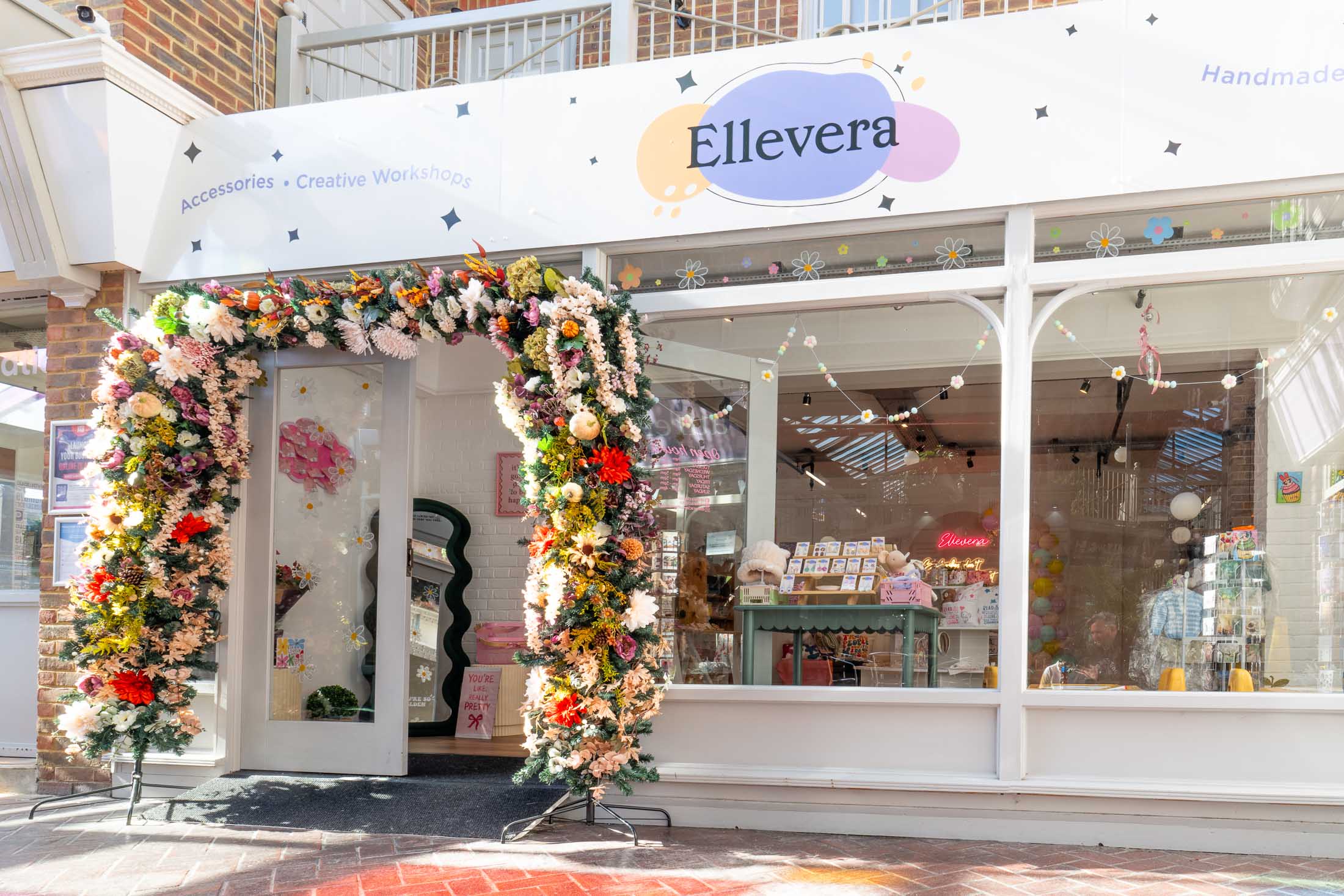 Shop front of Ellevera at the Enterprise Shopping Centre in Eastbourne