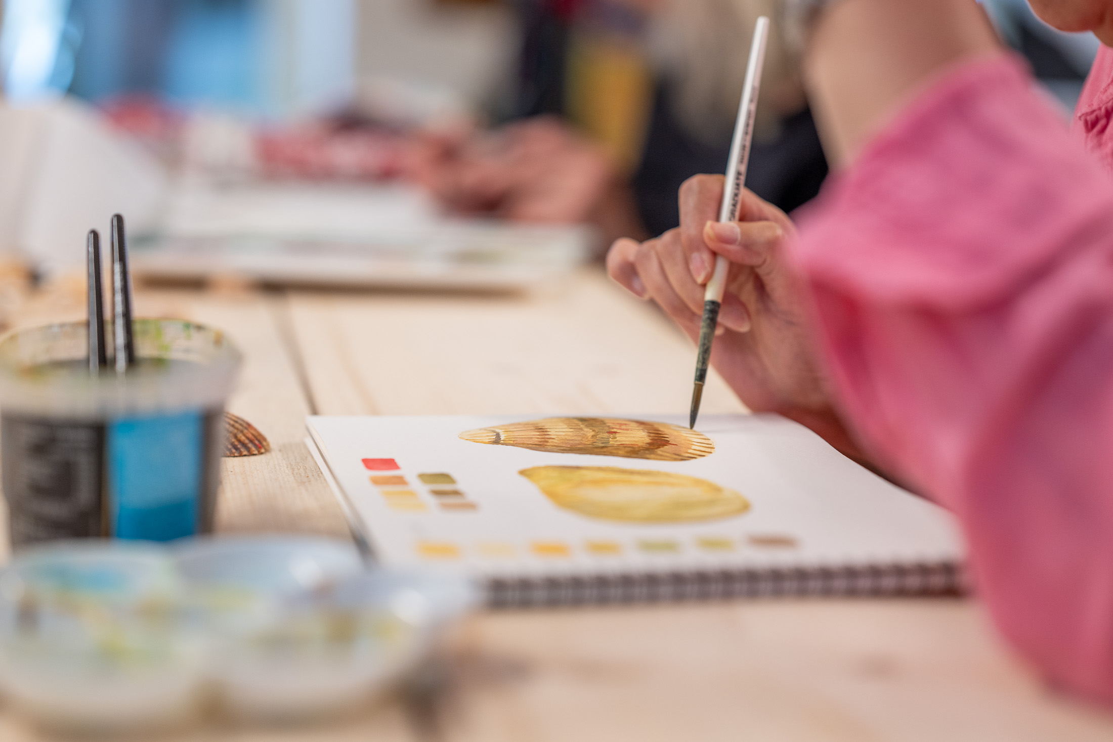 Watercolour workshop at Collaborative Canvas