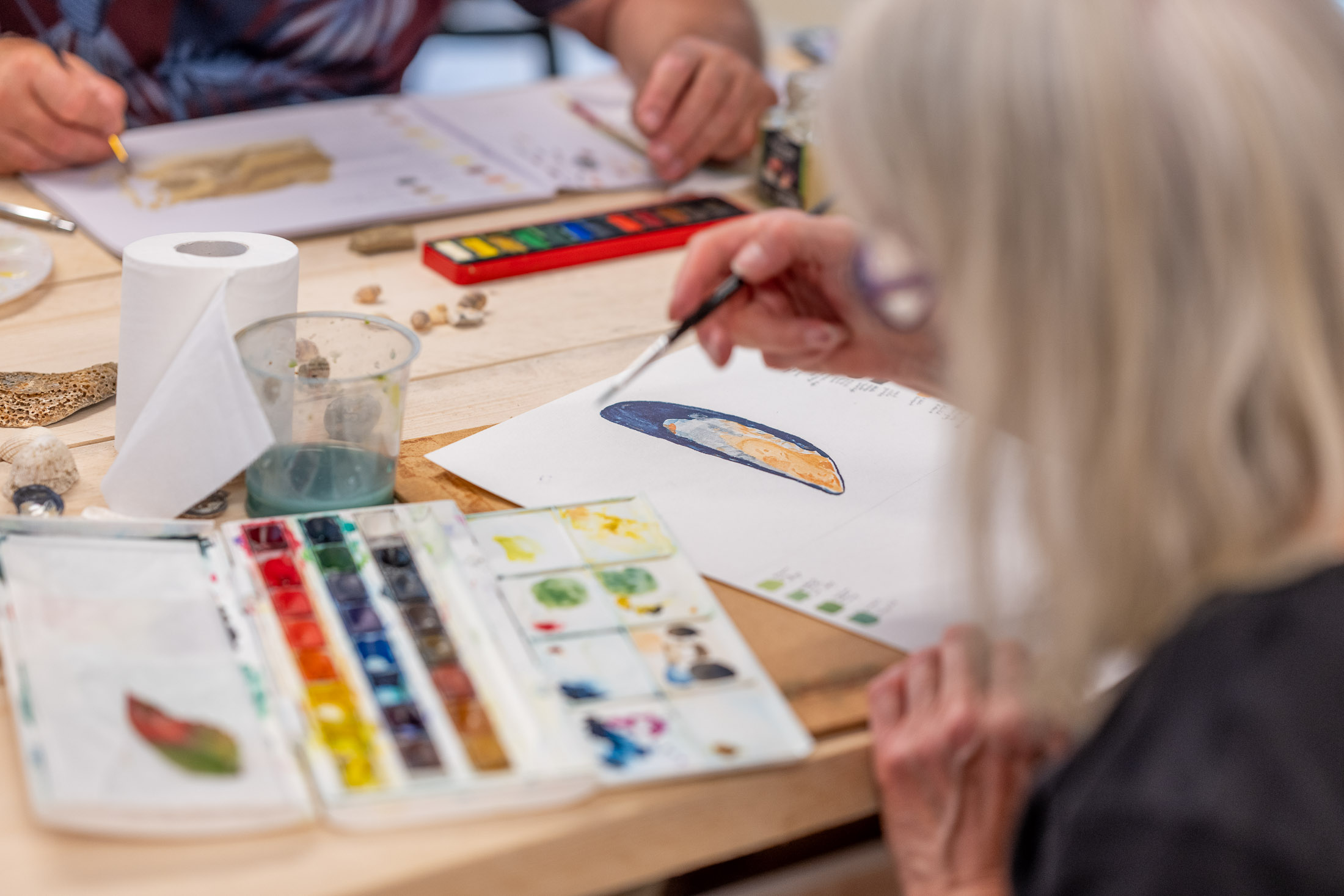 Watercolour workshop at Collaborative Canvas